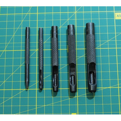 ️ Купить Набор круглых просечек от 1 мм до 8 мм (1; 2; 5; 6; 8мм ) 5 ...